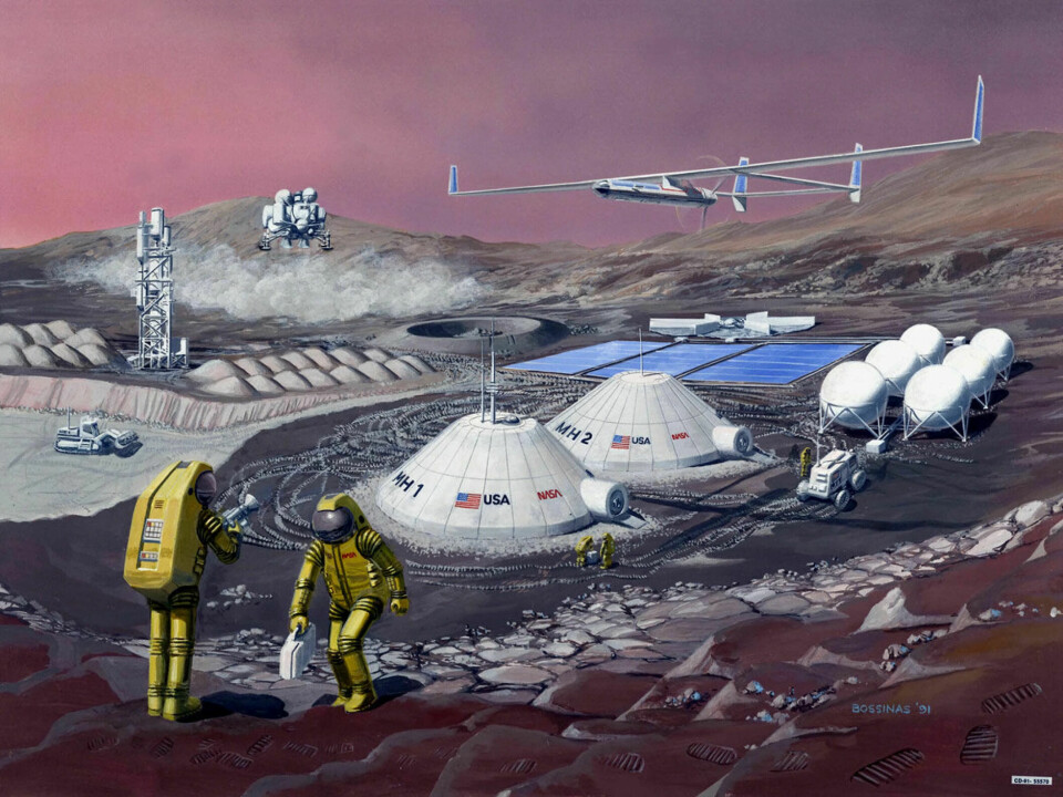Is this what the base where your best friend lives on Mars looks like?
