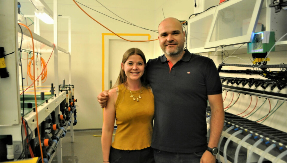 Shelby Clarke and Antonio Aguera Garcia. Garcia has helped set up the technical aspects of the experiment.