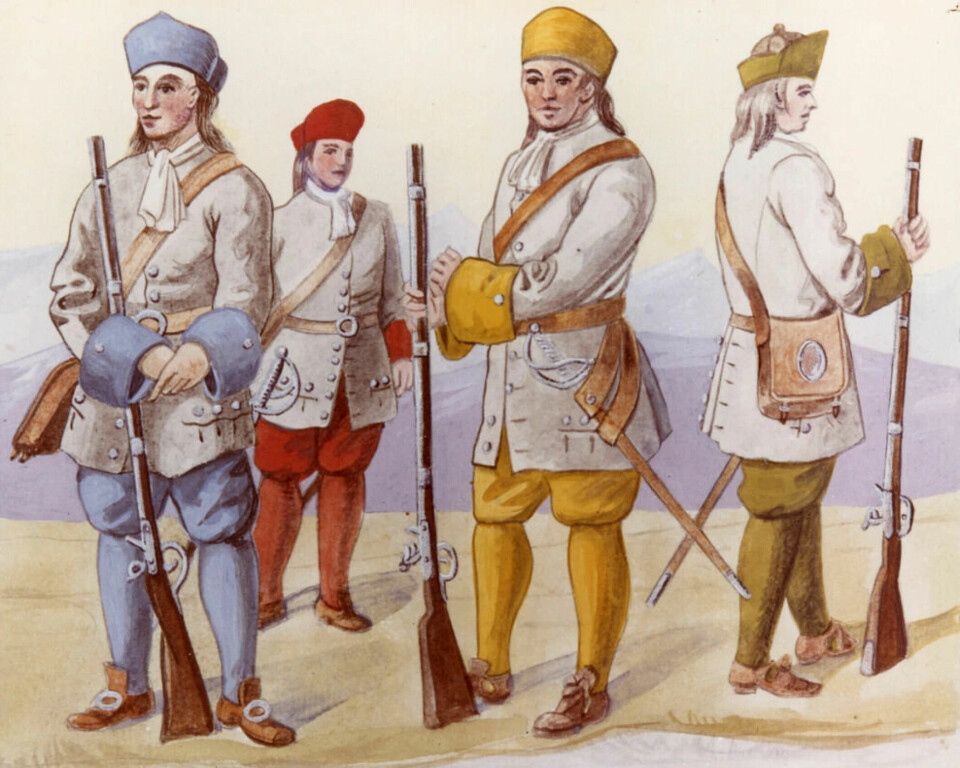 The Norwegian soldiers stood in ranks and fired at Swedes who stood in ranks and fired at them. The faster and more safely they loaded their weapons, the better chance they had of winning the battle.