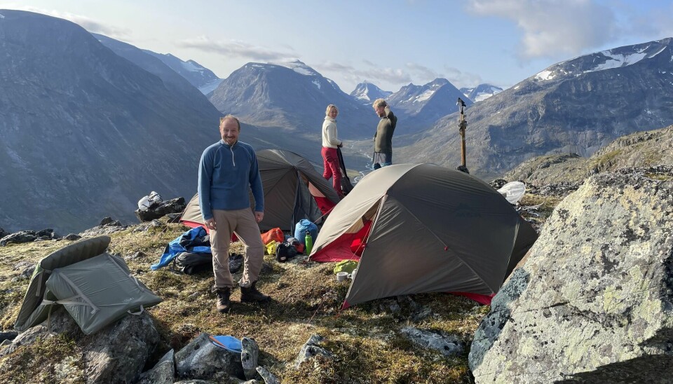 Good morning from the camp site near Styggebreen glacier last week.