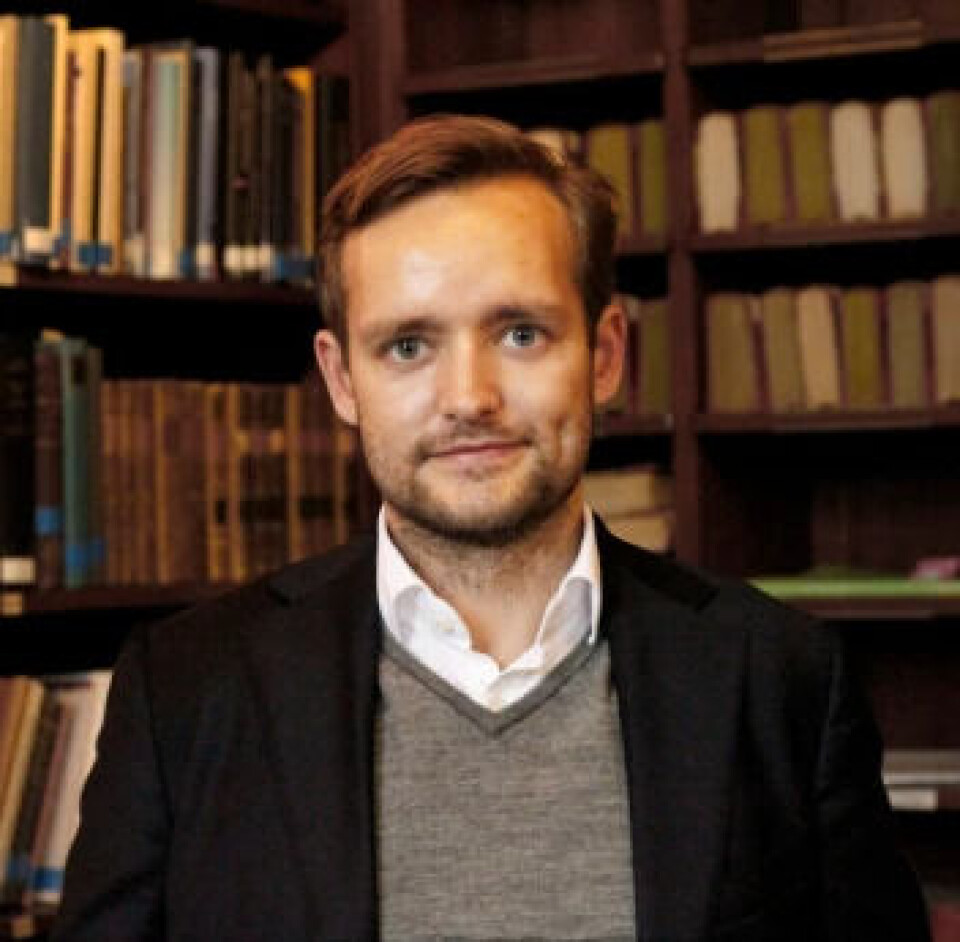 Researcher Jørgen Sørgard Skjold at the University of Oslo.