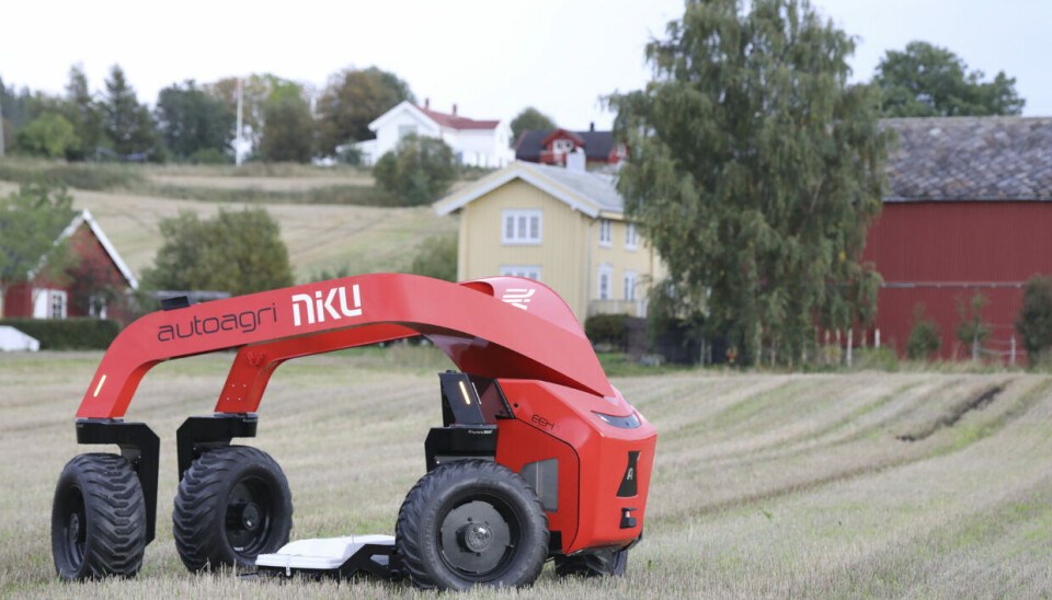The newly developed GPR robot is the first of its kind and represents a significant technological development in archaeological prospection. Autonom georadar på Vinnan gård i Trøndelag.