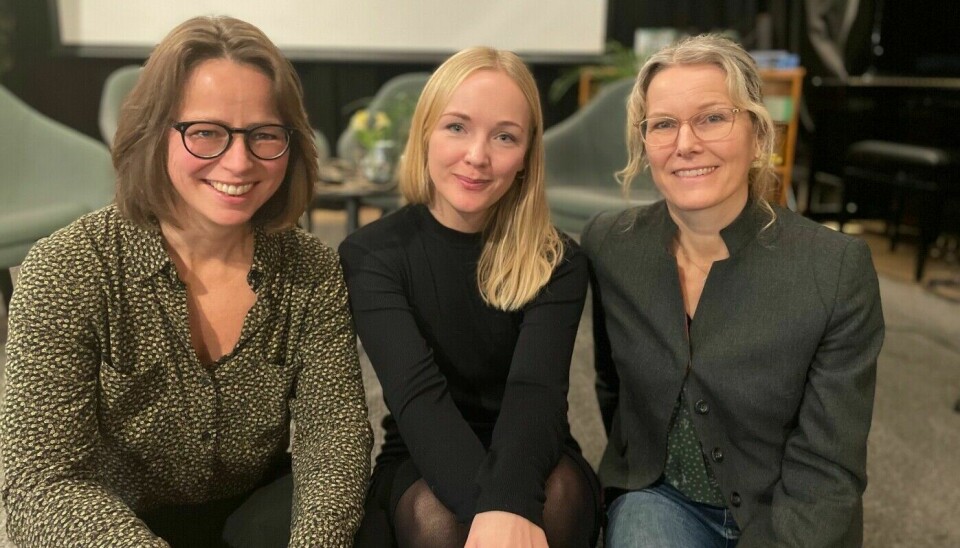 From left: Kirsti Stuvøy, Katrine Stevnhøj, and Kari Aga Myklebost are studying the war resistance movement in Russia. The three researchers talked about their research on Russian war resistance at a seminar in Oslo in late November.