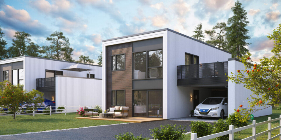 This 130-square metre standard design from house builders Norgeshus has been used by researchers as the basis for their insulation calculations.