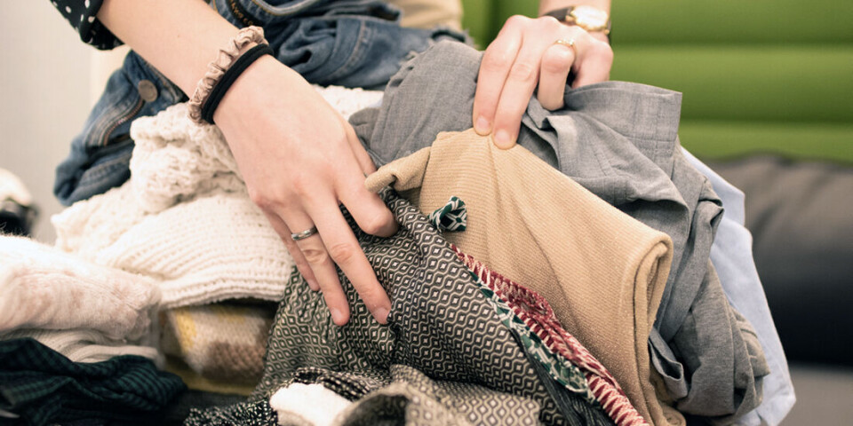 Only five per cent of the clothes in Norwegian households are second-hand, while the rest are new.