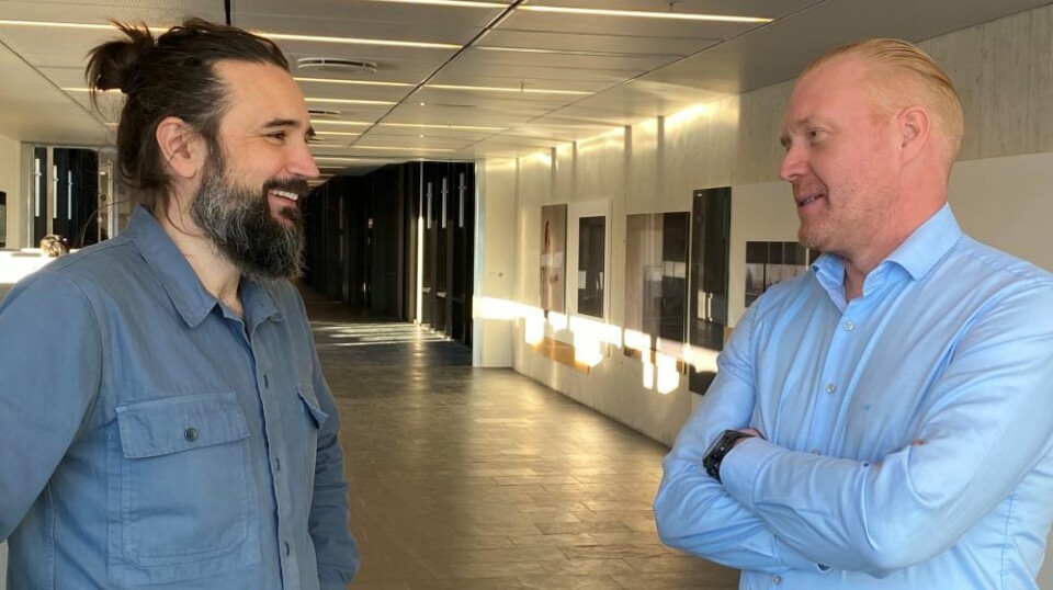 From left: Stefan Schauber and Kåre-Olav Stensløkken.