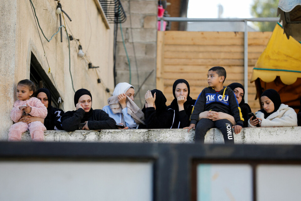 Residents of the Jenin camp in the West Bank during a funeral in January 2024. Israel destroyed large parts of the camp when the military moved in in the spring of 2002 because they believed Palestinian militants were hiding there. It was later rebuilt. Will the same happen after the ongoing war?