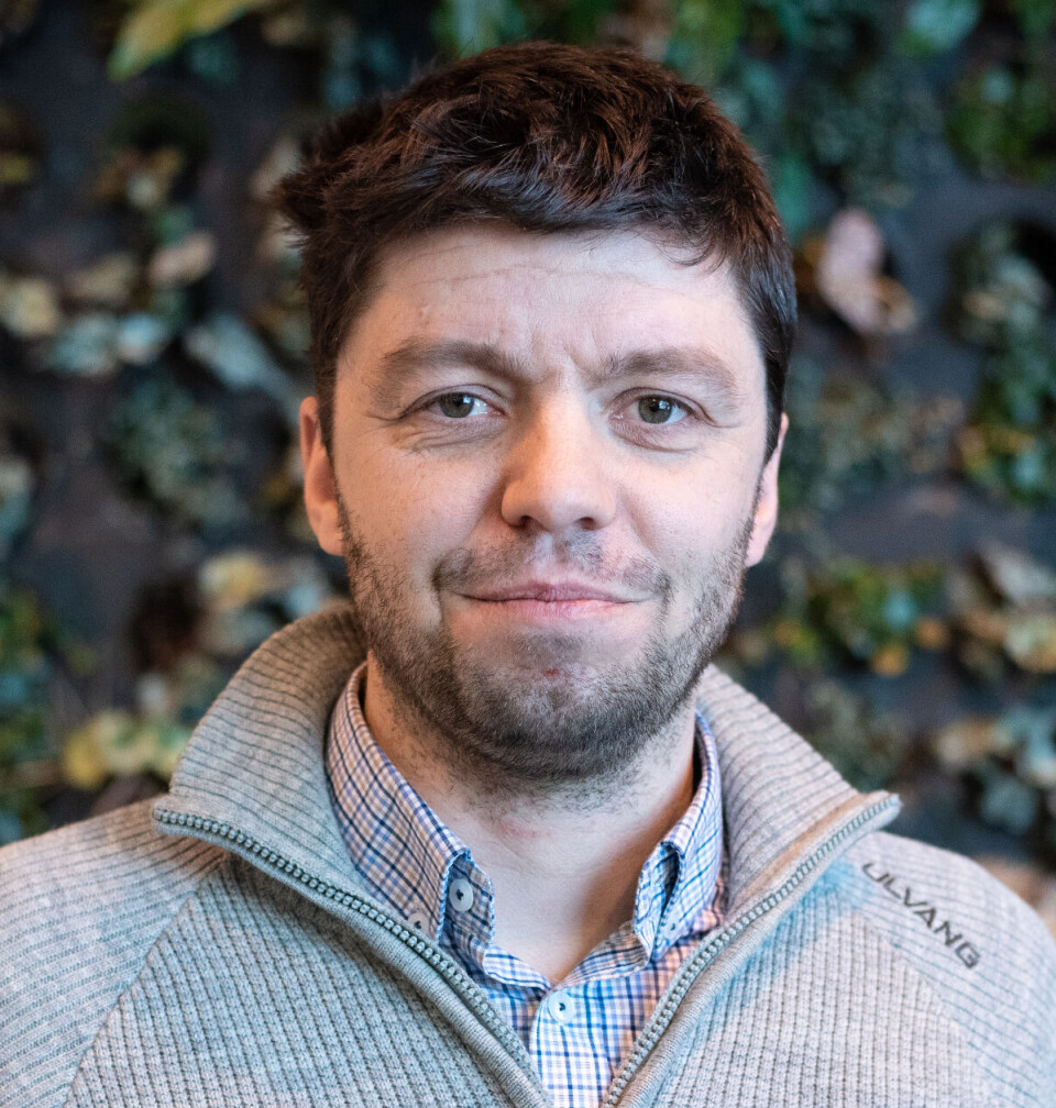 Research scientist Helmer Belbo at NIBIO’s office in Central Norway.