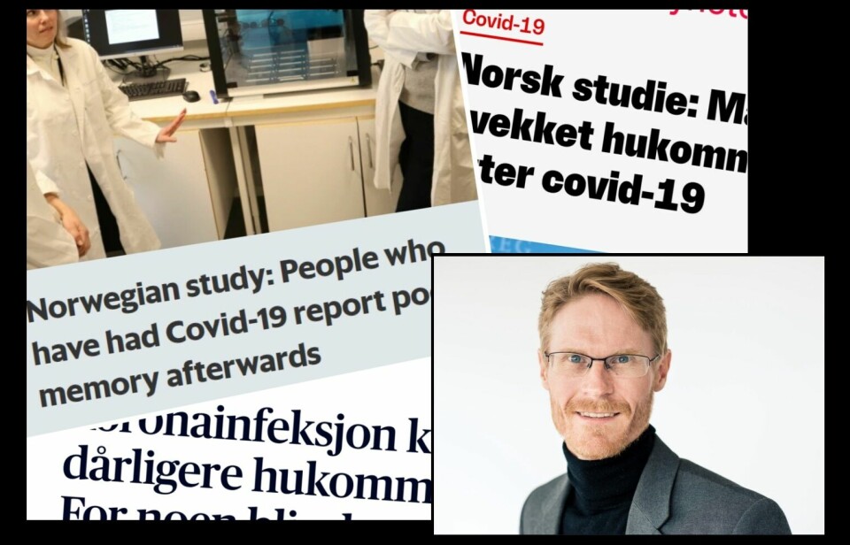 Numerous outlets reported on findings from the large Norwegian Covid-19 study.