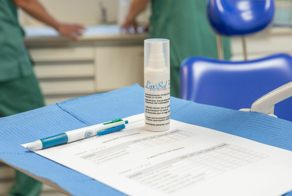 Liposal is a mouthspray that is now being tested on humans.