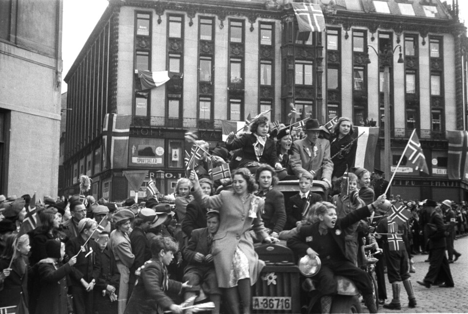 There was wild rejoicing in the streets on 8 May 1945. The day before, some war reporters were hailed as liberators.