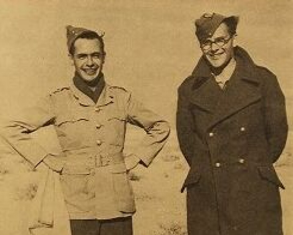 From left: Alan Moorehead and Alexander Clifford were with the British forces during the campaign in North Africa.