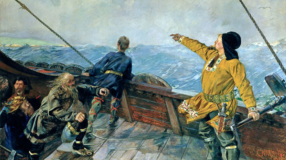 The painting Leiv Eiriksson Discovering America was widely discussed when the National Museum of Norway chose not to display it in 2023.