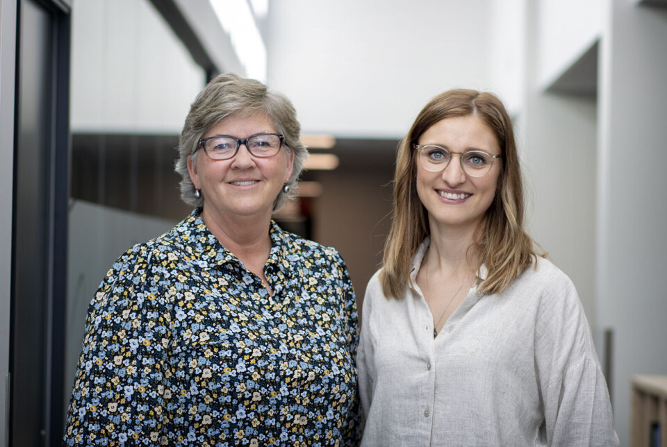 From left: Frøydis Nordgård Vik and Julia Hansson participated in a gathering of the LEARNFOOD network.