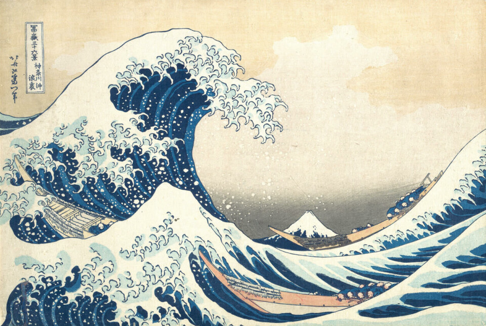 Katsushika Hokusai's most famous painting The Great Wave off Kanagawa – from the series Thirty-six Views of Mount Fuji.