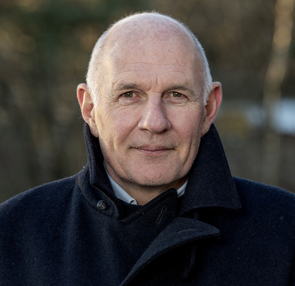 François Saulais points out that there will be a shortage of fish feed ingredients currently in use in the future. Portrait photo of an older man.