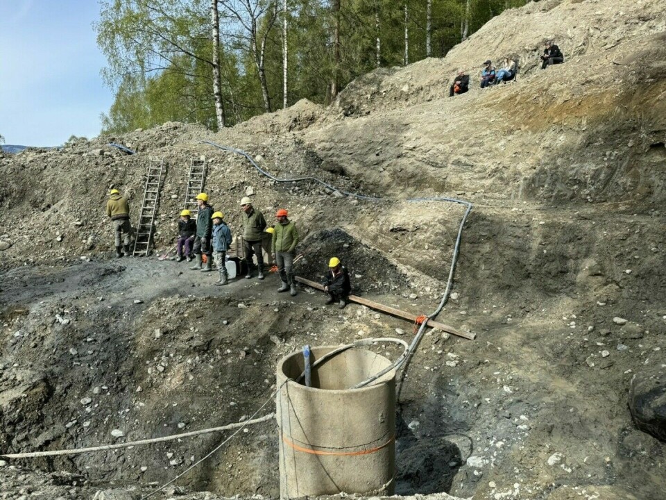A lot of soil had to be moved.