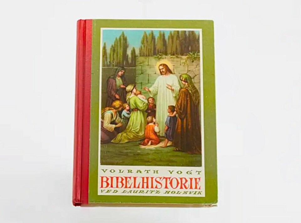More than three million copies of the book Bibelhistorie for folkeskolen (Bible stories for primary and lower secondary school) were printed and distributed to Norwegian schoolchildren. The last time this happened was in 1965. This edition is from 1963.