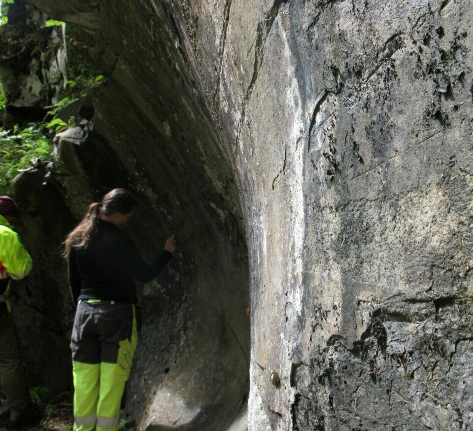 The rock art is meticulously documented.