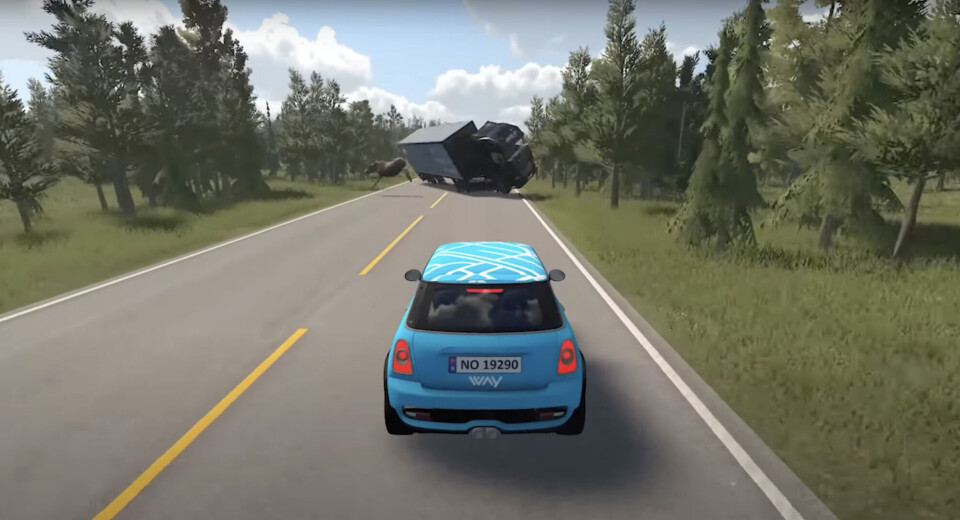 Unusual and dangerous situations, such as a moose and a lorry on the road, cannot be experienced during a physical driving lesson. But they can certainly be practiced in a simulator.