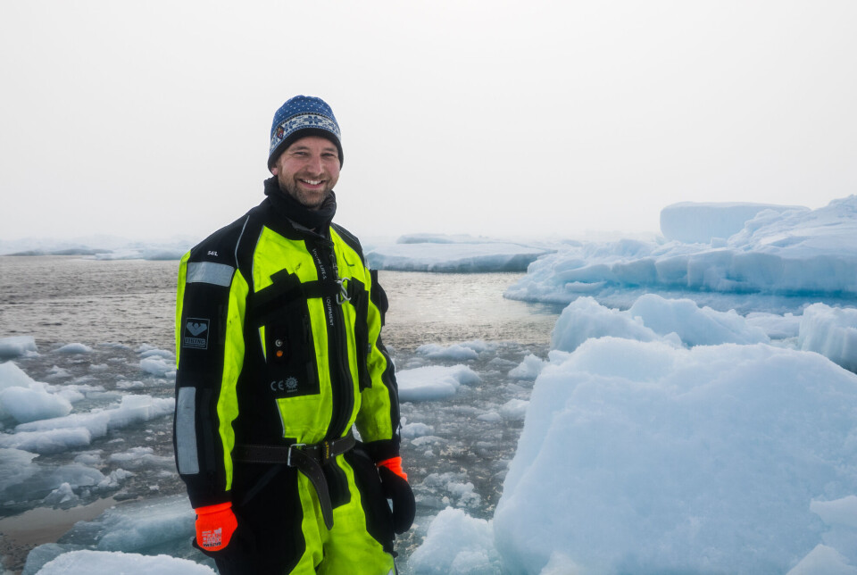 Climate scientist Morven Muilwijk from the Norwegian Polar Institute.