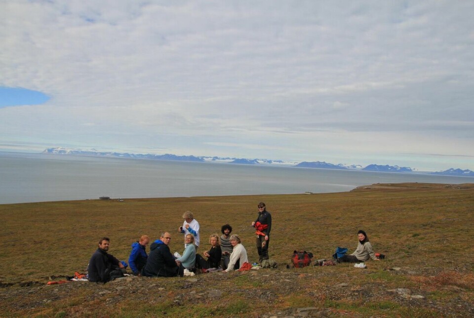 This is what Revenesset in Svalbard looks like. In this harsh environment, the genetic arsenal of Mycena fungi can be an advantage.