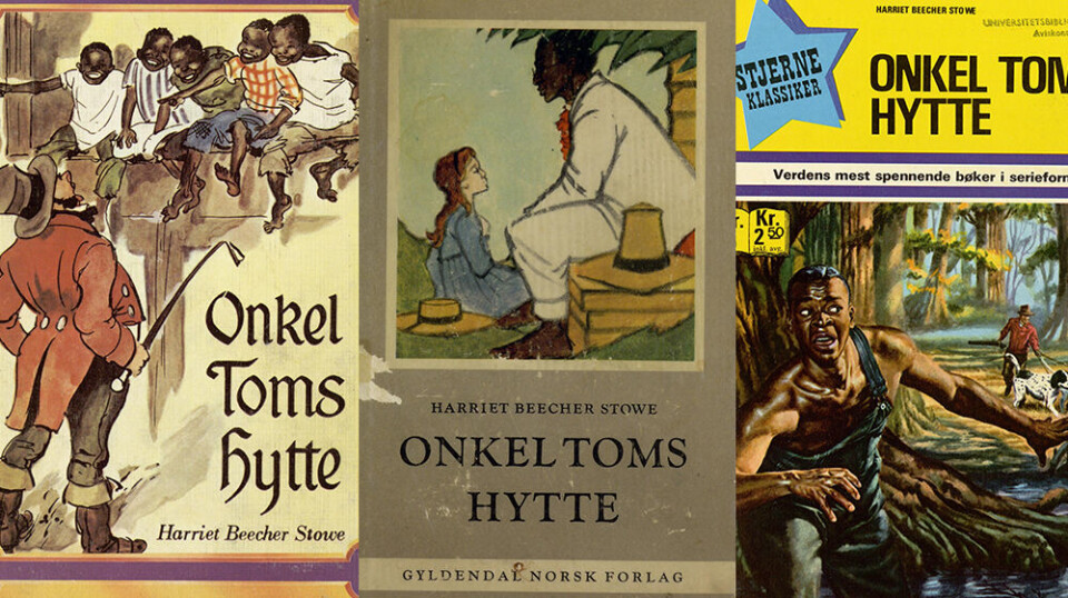 Harriet Beecher Stove's novel Uncle Tom's Cabin has been published in 34 different editions in Norway, from short comics to a book of 644 pages.