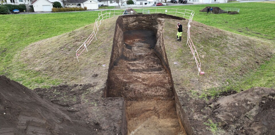 A chieftain was buried here over 1,200 years ago. Is this Norway's largest Viking ship?