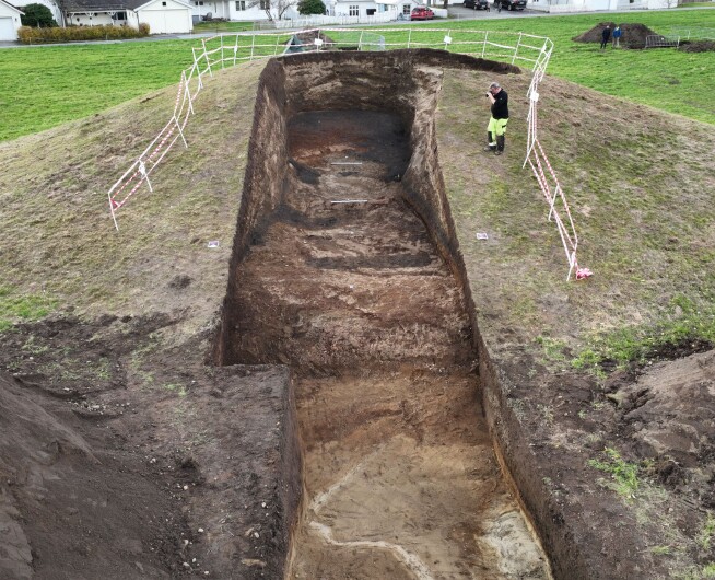 A chieftain was buried here over 1,200 years ago. Is it Norway's largest Viking ship?