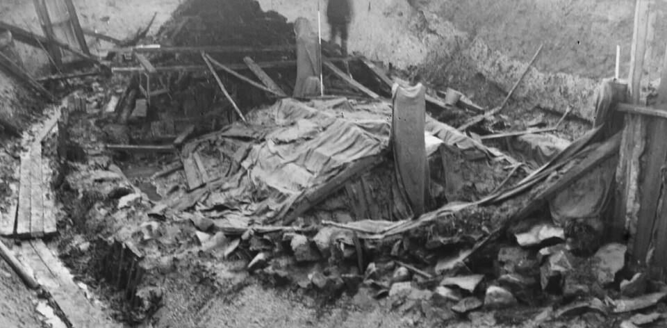 Why was there a such huge amount of down in the Oseberg Viking ship?