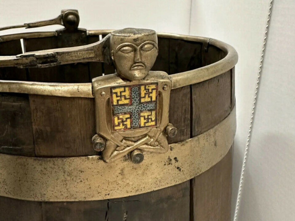 The Buddha bucket was unearthed after being buried for a thousand years – looking almost as beautiful as when it was made.