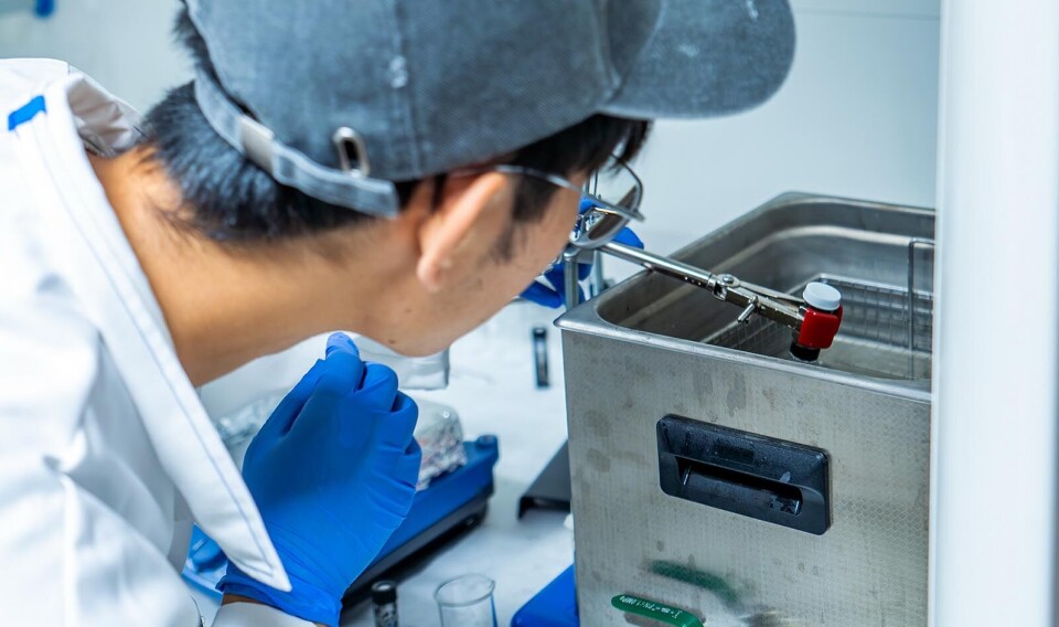 An antenna nose created in a laboratory in Norway.