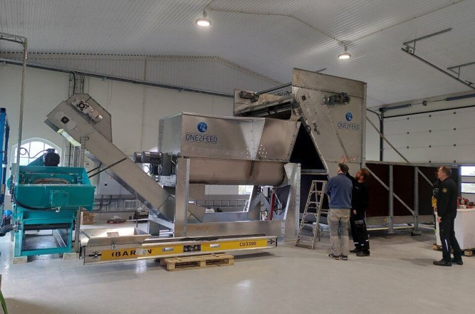 Installation of Norway’s first green biorefinery facility at Tuv Research Farm in May 2024.
