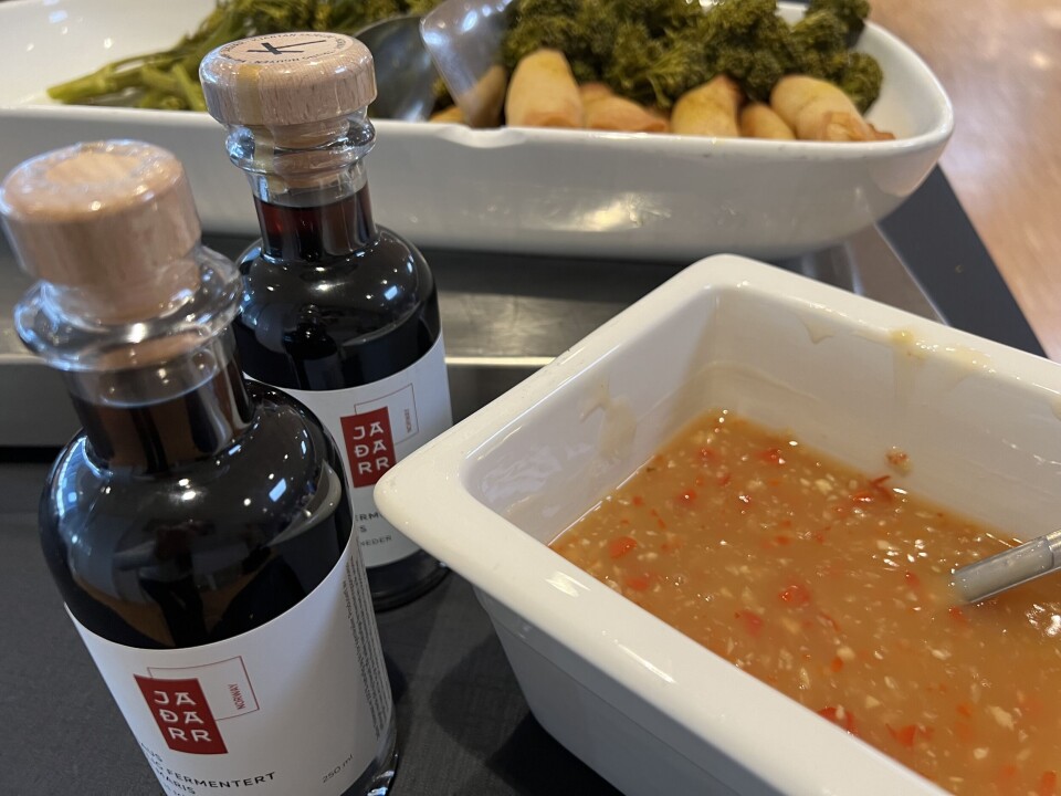 The company Noumami's fish sauce, Jadarr, is already on the market. Soon, the range will be expanded to include sauces based on herring offcuts, among other ingredients.