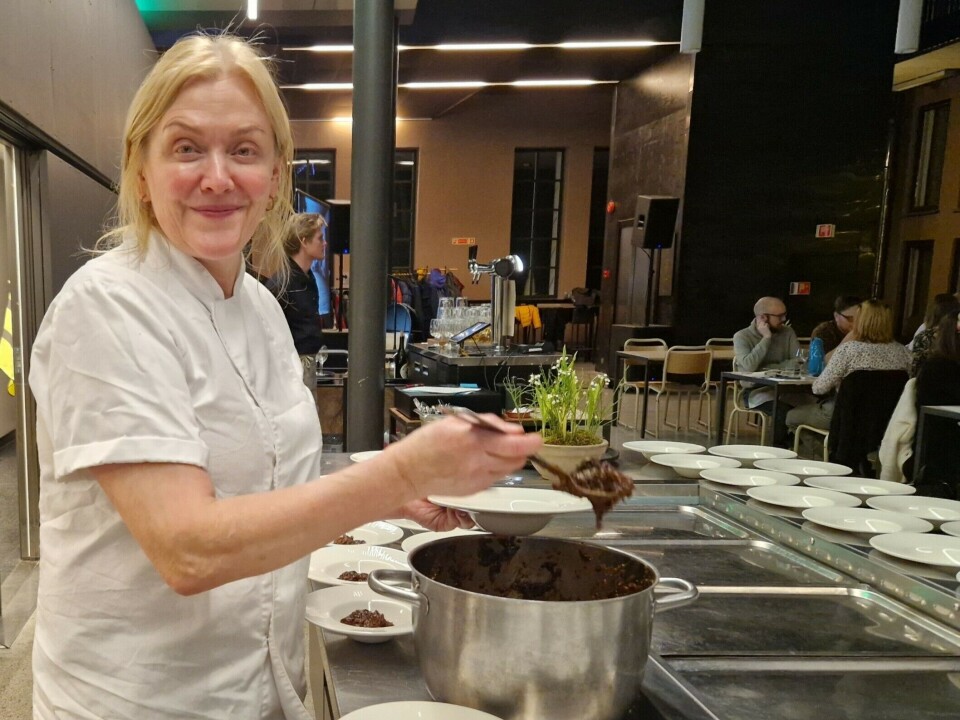 This food fits well with Credo's philosophy, says head chef Heidi Bjerkan. “It's all about using everything and avoiding waste.”