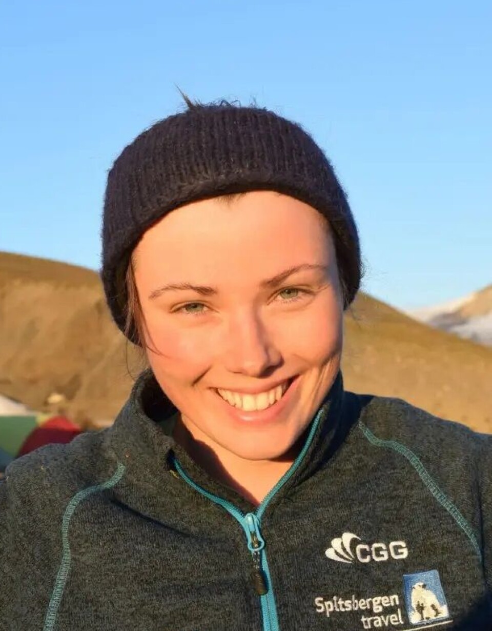 Aubrey Jane Roberts is a specialist in Svalbard's marine reptiles from the Mesozoic.