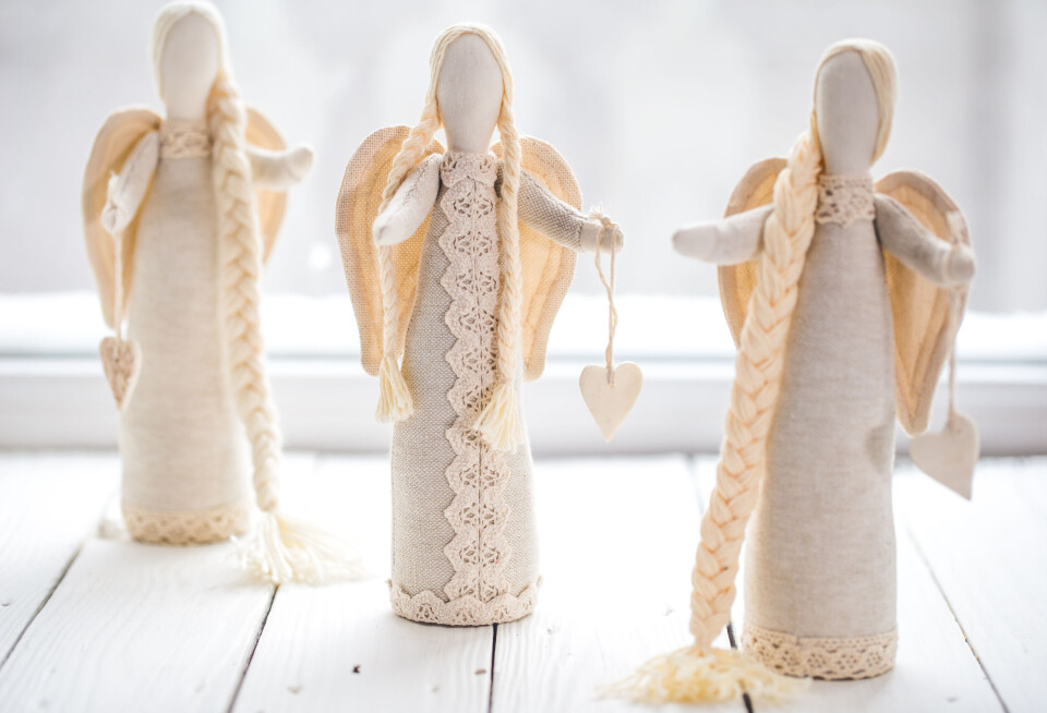 In the Bible, the angels are men or have no gender. At Christmas, the angels are women and children.