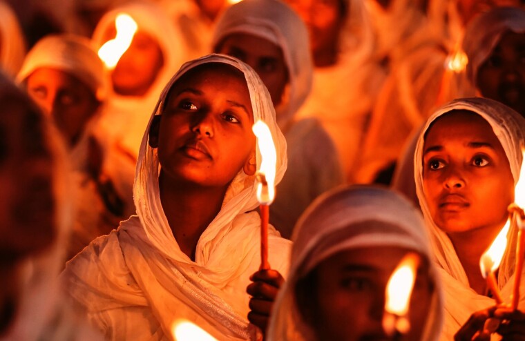 More than two out of three people in the world now get to experience reaching the age of 70. Here, children in Ethiopia.