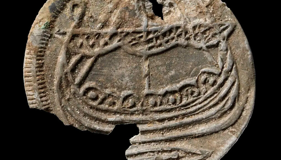 Among the silver coins was a rare and remarkable Hedeby coin.