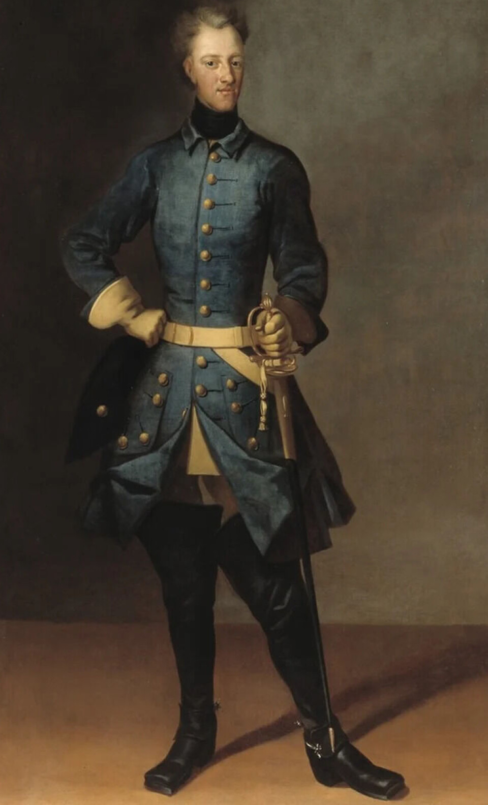 Charles XII painted by David von Krafft.