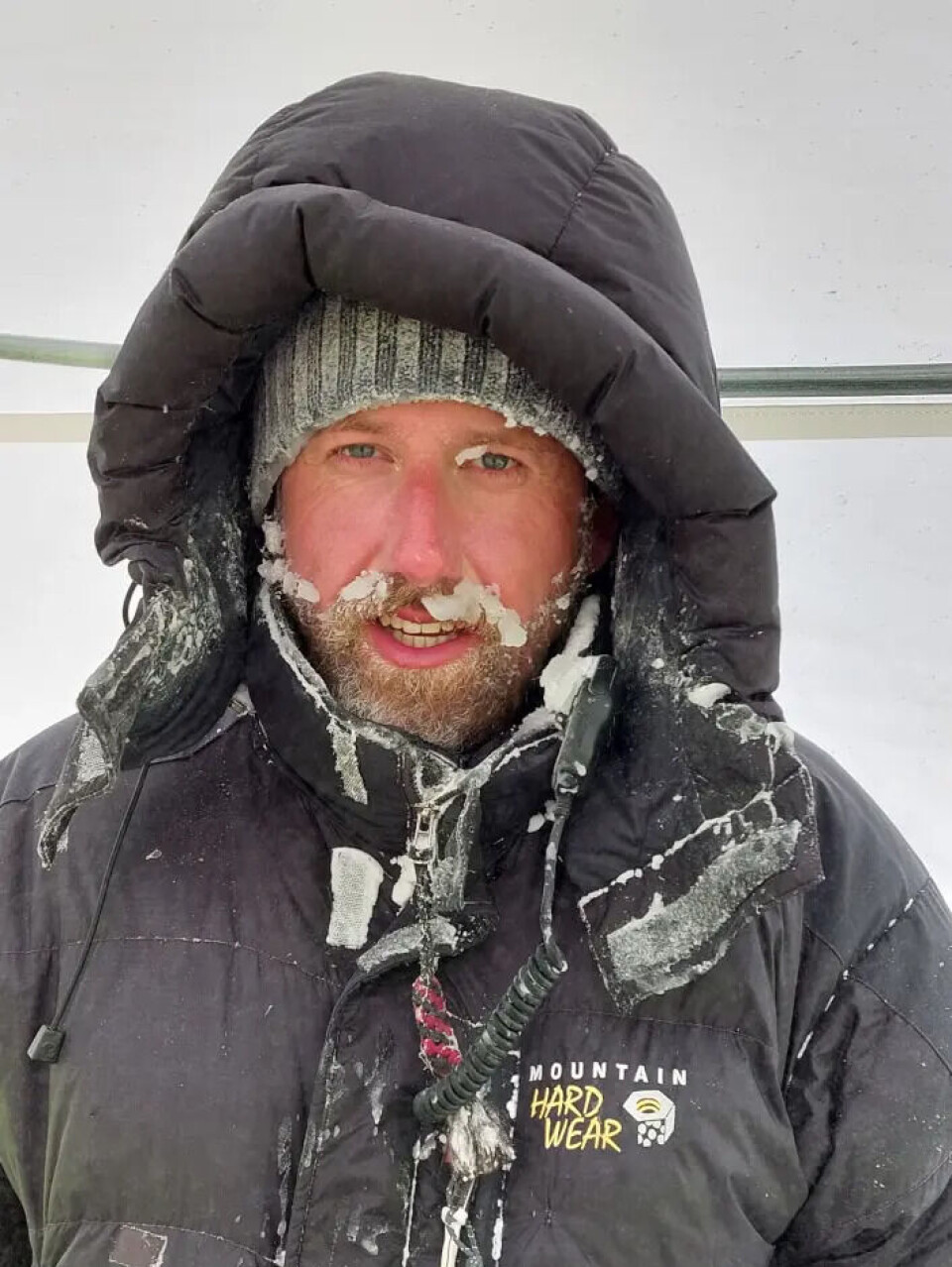 Hans-Christian Steen-Larsen has personally participated in extracting ice cores.