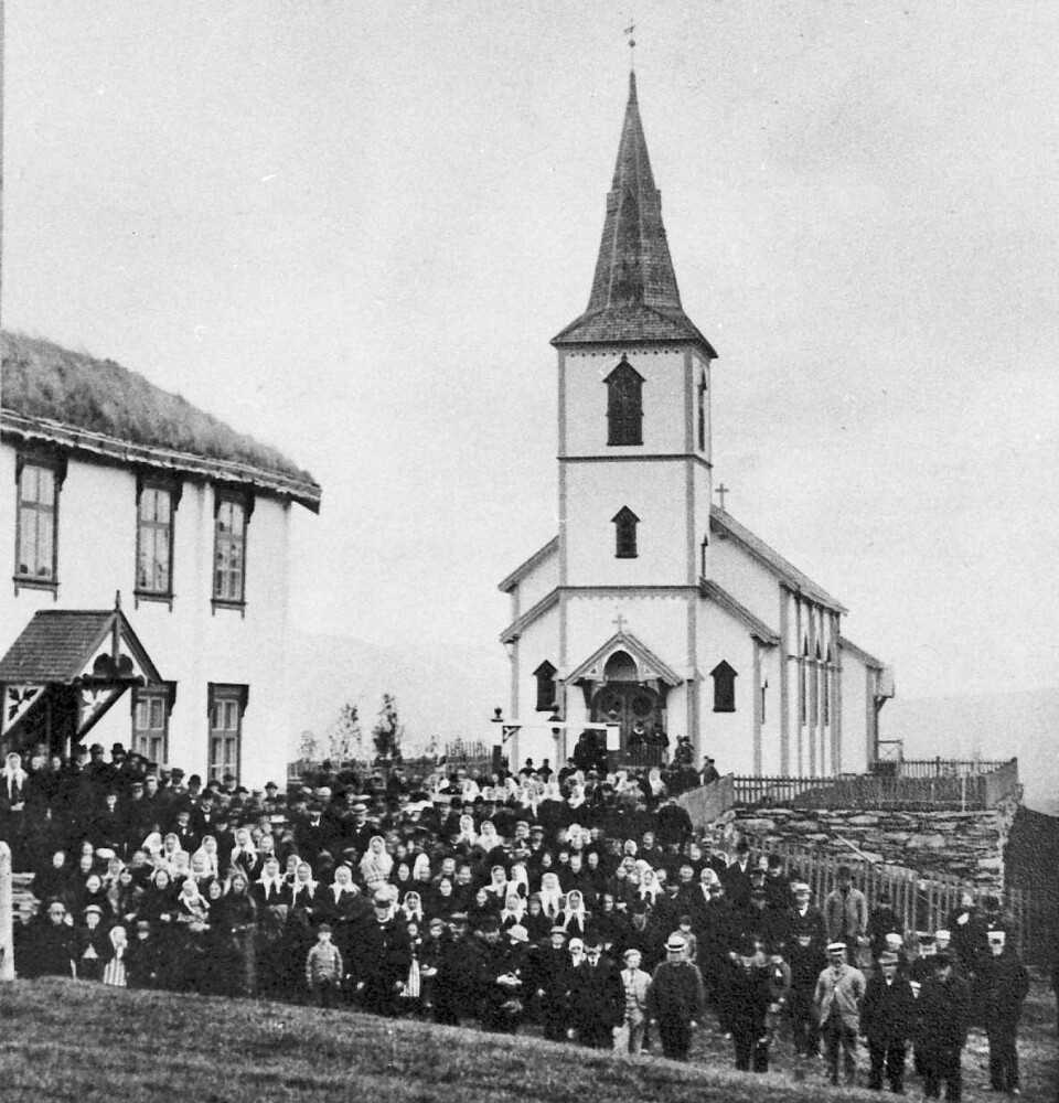 In Norway, it was common for women to cover their hair in church.