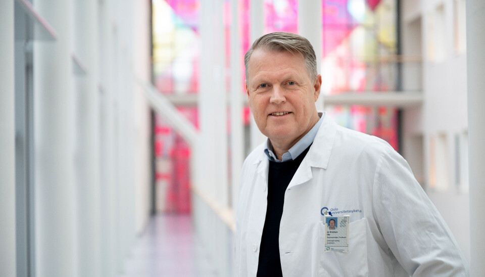 Per Kristian Eide is one of the researchers behind the new Norwegian study. Mann i legefrakk