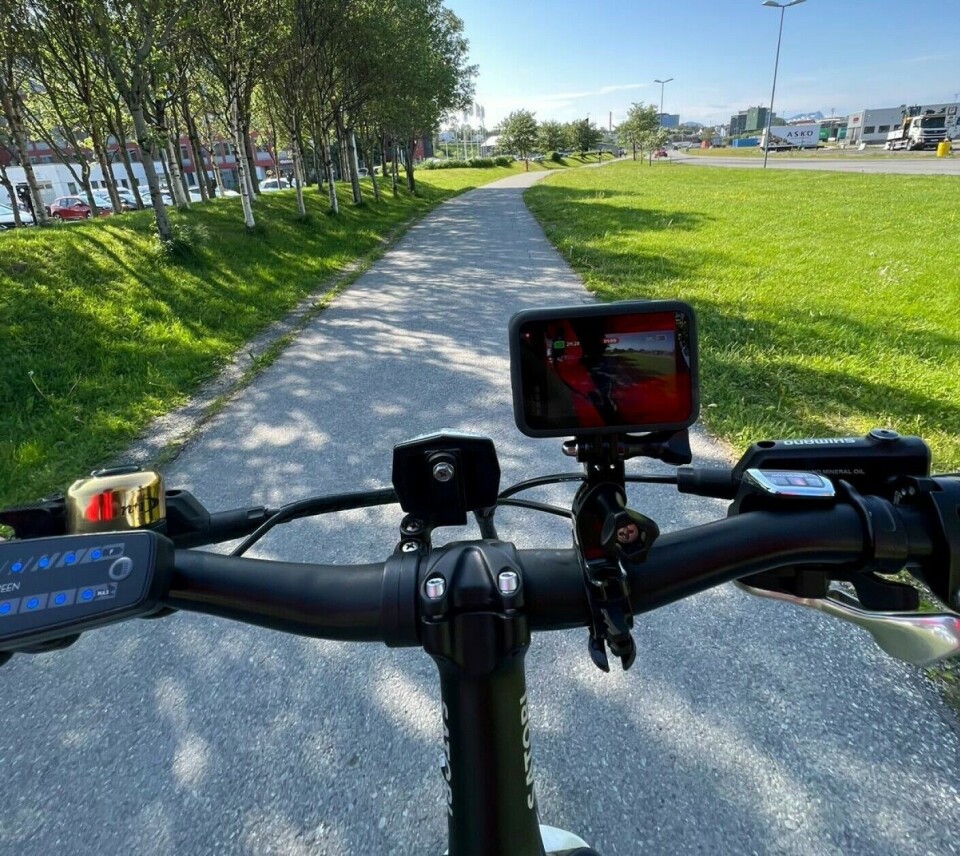 With a GoPro on her bike, Kolesnikova mapped Bodø’s streets to better understand and improve road safety.