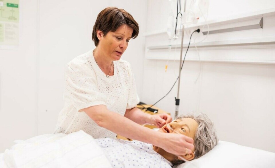 'The students found many ways to use the manikins that I hadn't thought of,' says Handeland.