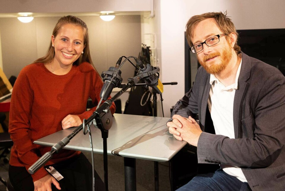 Maren Thormodsæther Lyngroth and Morten Goodwin are behind the Norwegian podcast Kunstig intelligens.