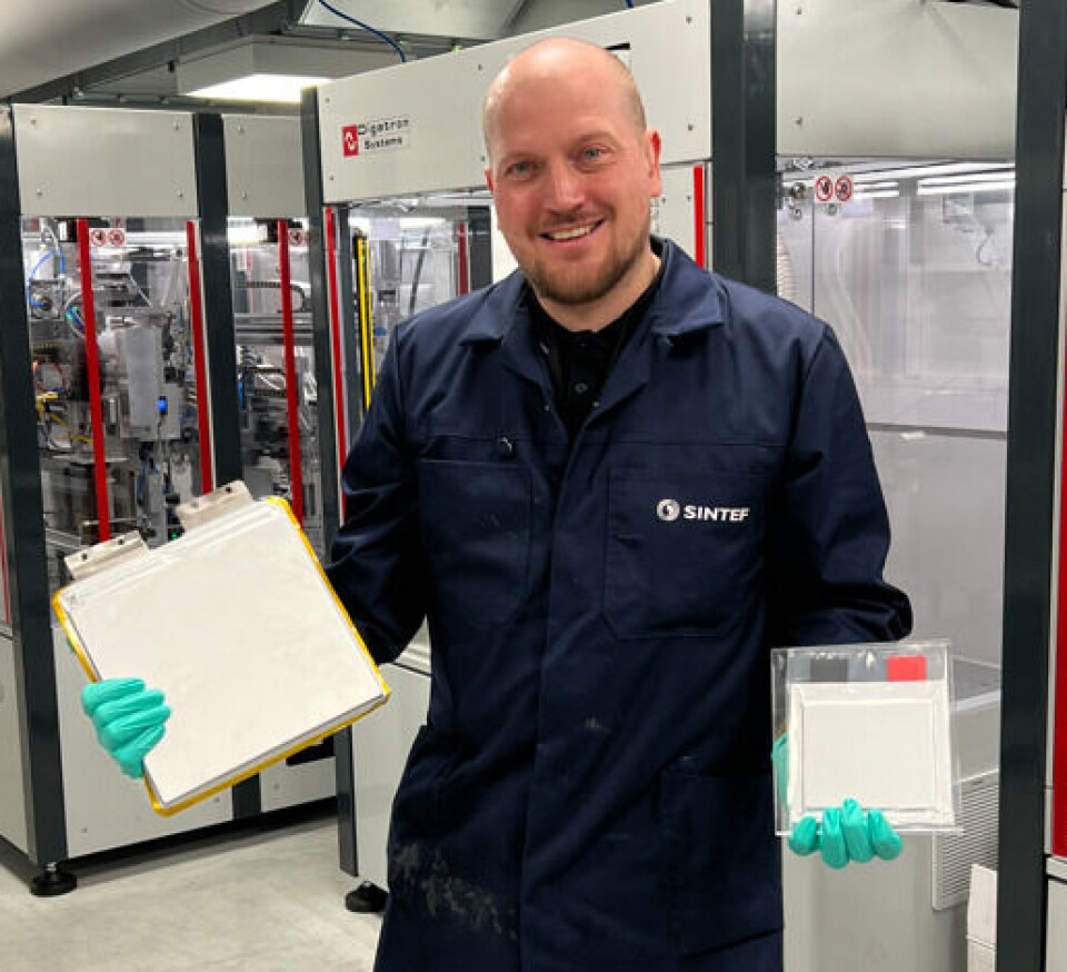No, you’re not looking at two notepads. This is what modern battery cells look like.