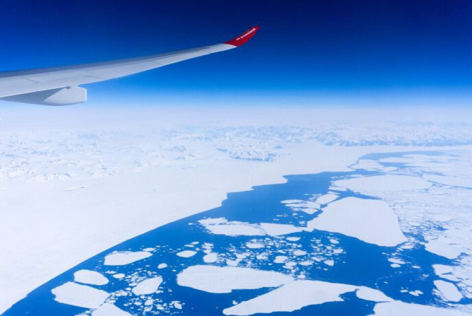 Greenland's southeastern coast, here near the Kangerlussuaq Glacier, is now experiencing both extensive melting and rapid land uplift.