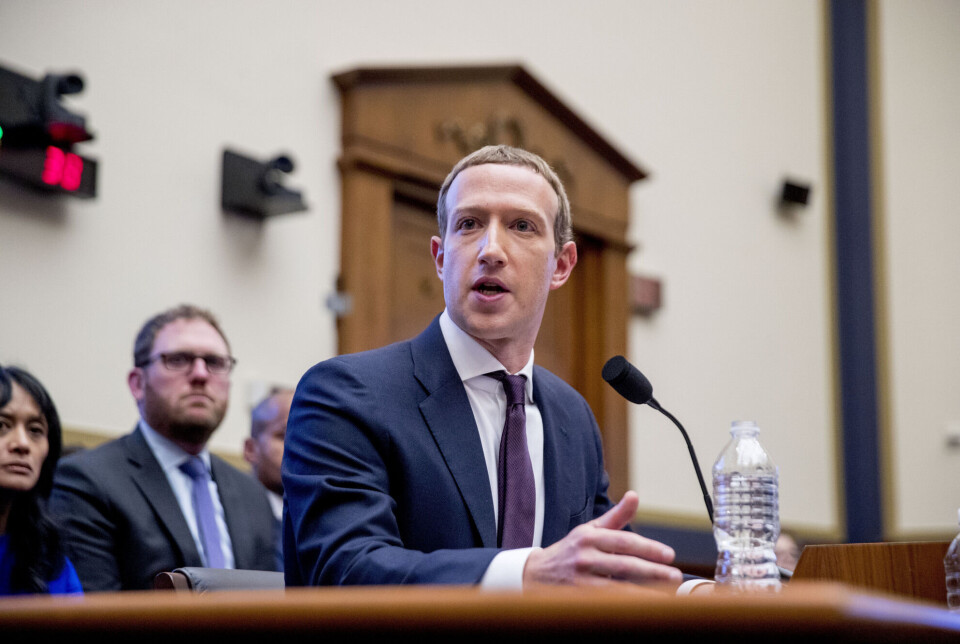 Meta CEO Mark Zuckerberg during the congressional hearing in 2019.