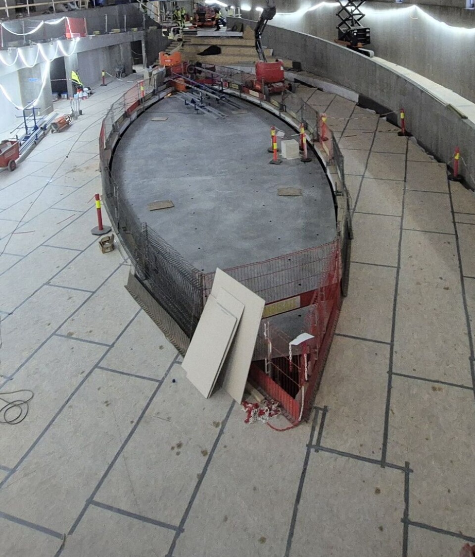 Viking ships now begin their last journey